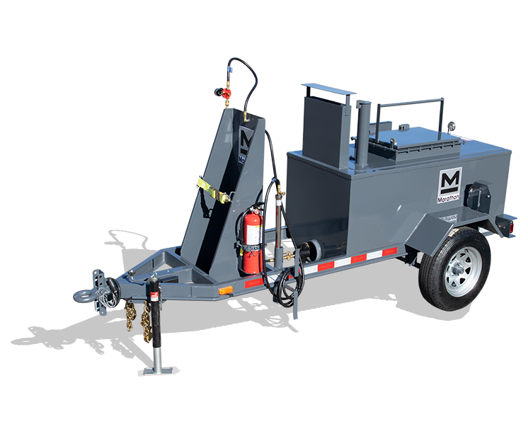 KEB115PT propane underfired trailer-mounted 115 gallon tack emulsion sprayer kettle