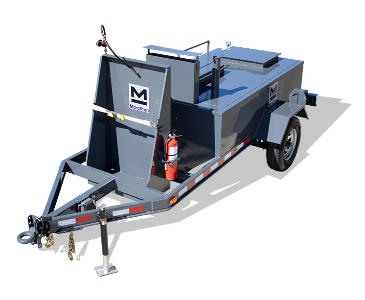 KEB260PT propane under-fired trailer mounted 260 gallon tack emulsion sprayer kettle
