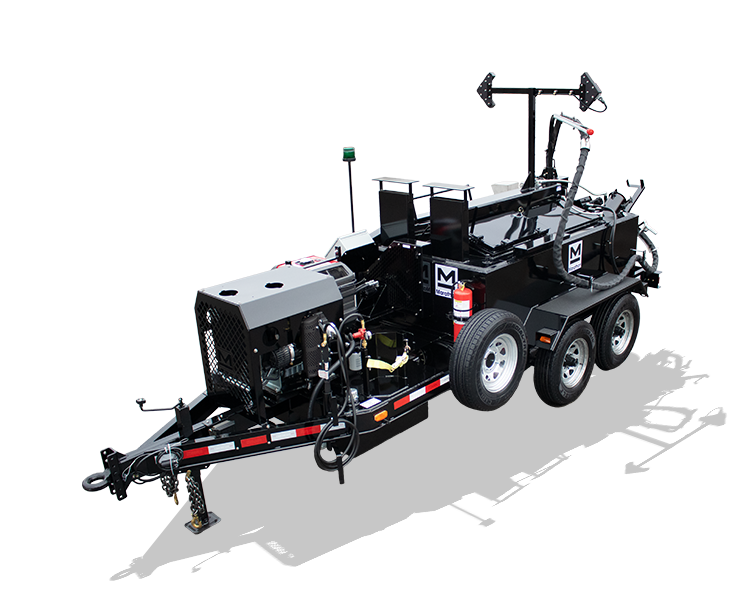 KERA270BRE 270 gallon trailer-mounted oil-jacketed kettle with electrically-heated hose