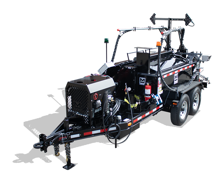 KERA370BRE 370 gallon trailer-mounted oil-jacketed kettle with electrically-heated hose