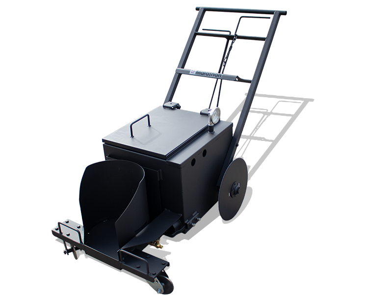 MD12 12 gallon steel-wheeled mastic mix applicator