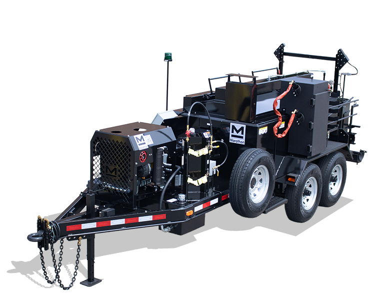 MM350DT 350 gallon mastic mixer - diesel trailer mount