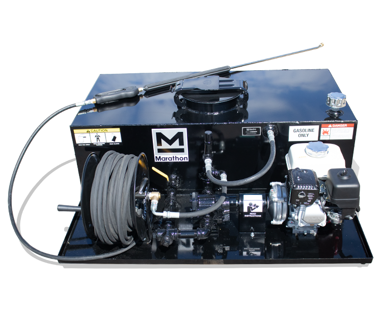 PAS70G 70 gallon power asphalt sealcoat sprayer unit