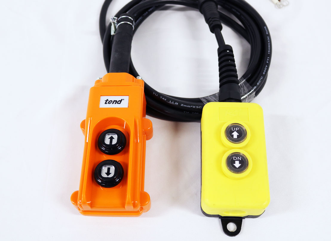 Powerpack two button control pendant