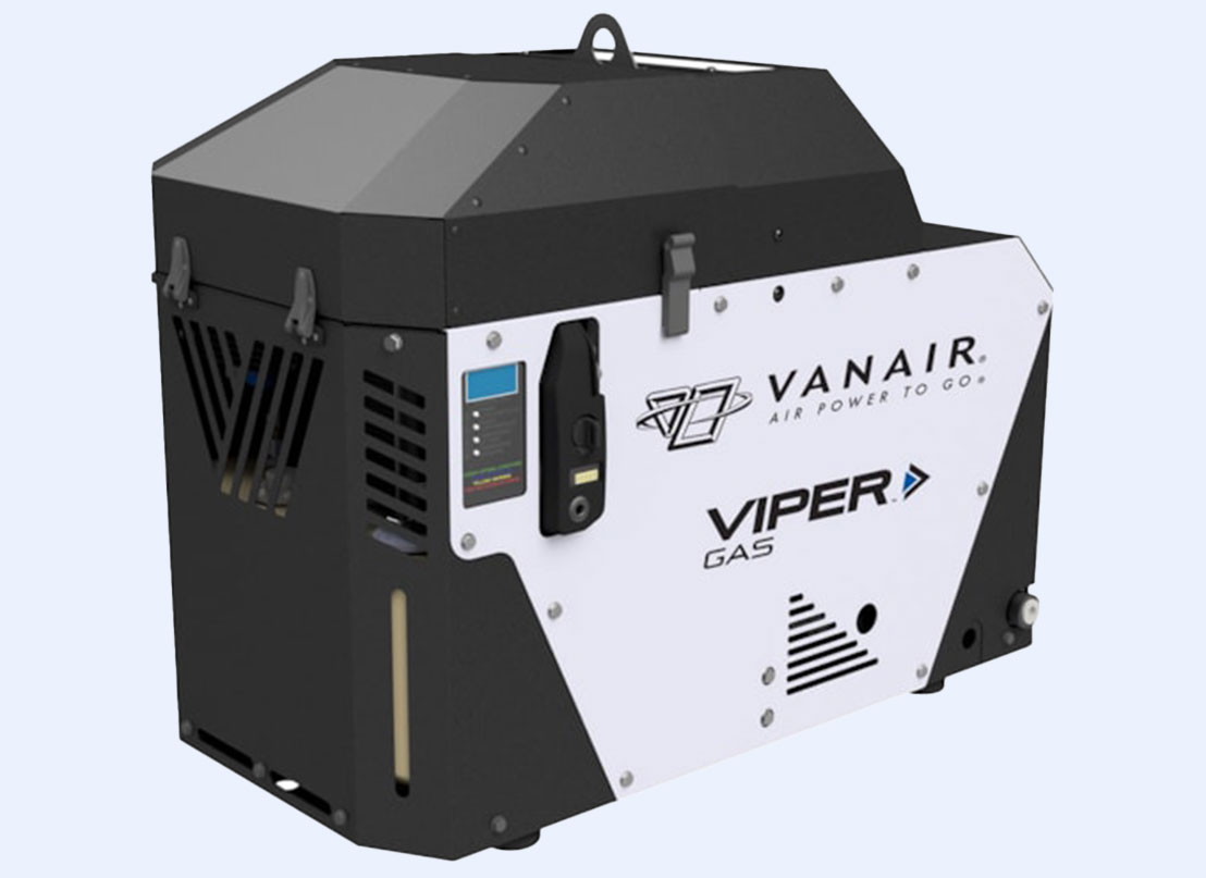 Viper portable gas powered air compressor