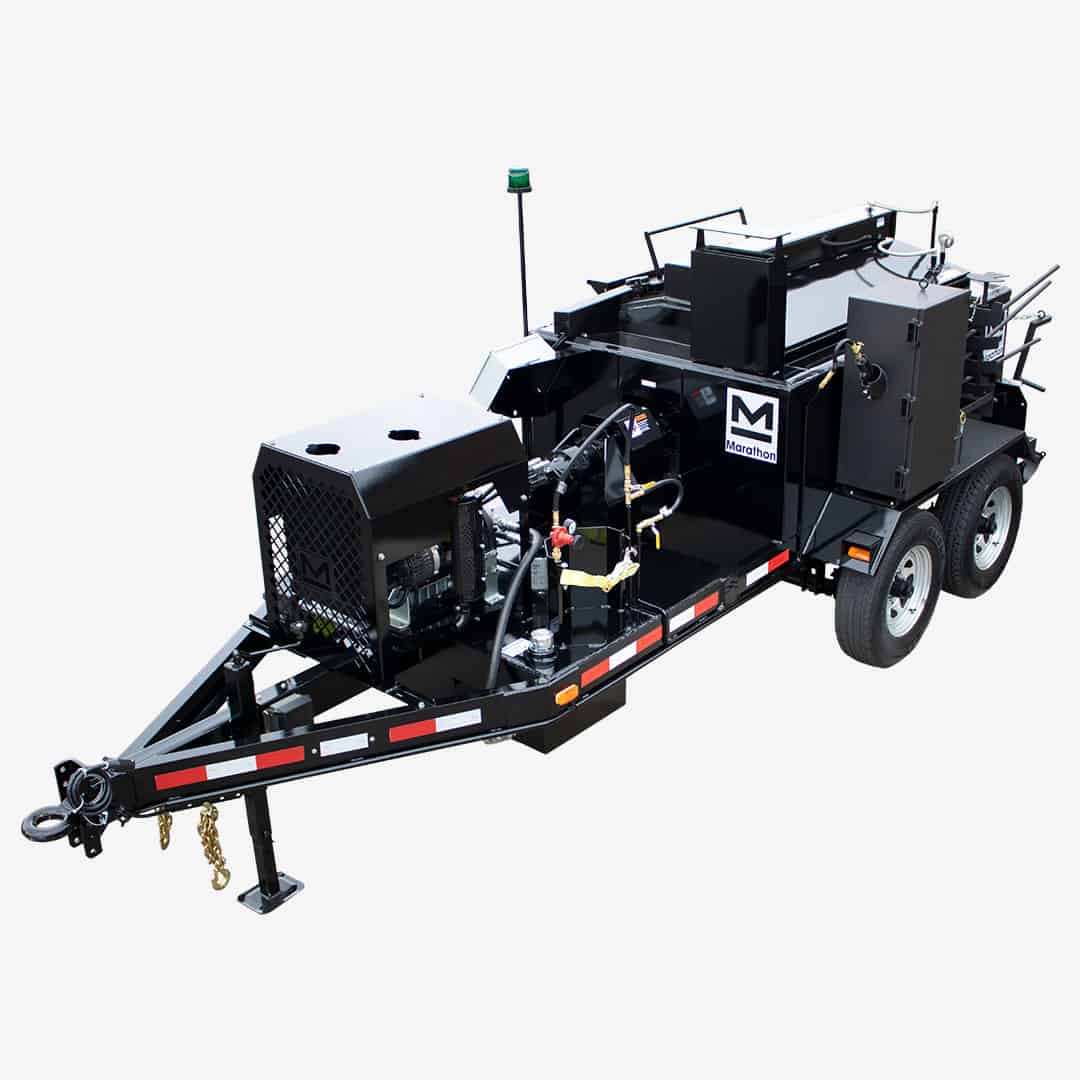 MM250DT diesel trailer mount mastic mixer