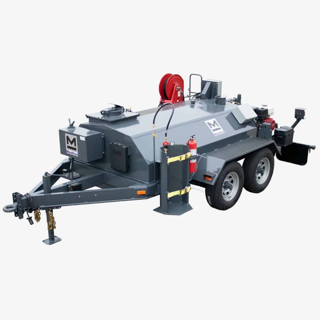 LD600PT propane tube-fired trailer-mounted 600 gallon insulated hot tack asphalt distributor