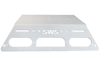 Universal SWS Product Zero Drill Mount White. Model Number: #98088FW