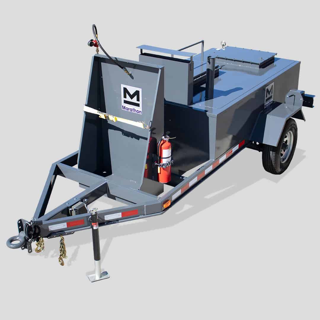 KEB260PT propane under-fired trailer mounted 260 gallon tack emulsion sprayer kettle