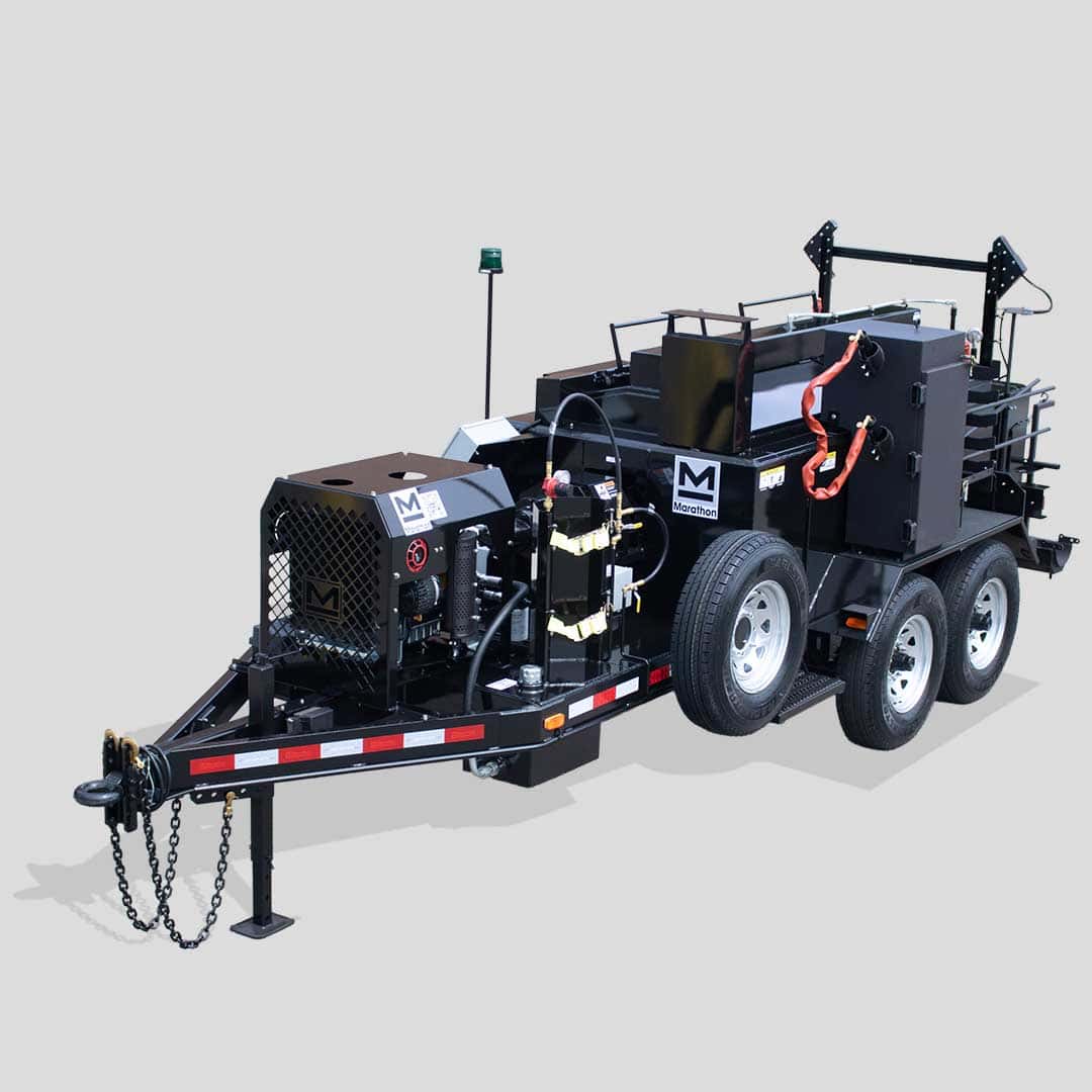 MM350DT diesel trailer mount mastic mixer