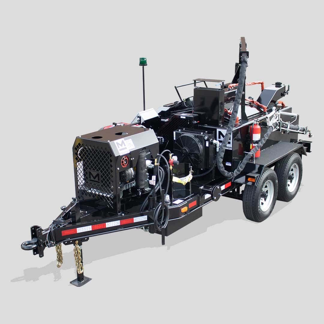 KERA180BRE-EP 180 gallon trailer-mounted oil-jacketed kettle with electrically-heated hose